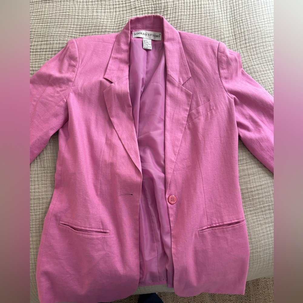 Pink Tailored Women's Blazer